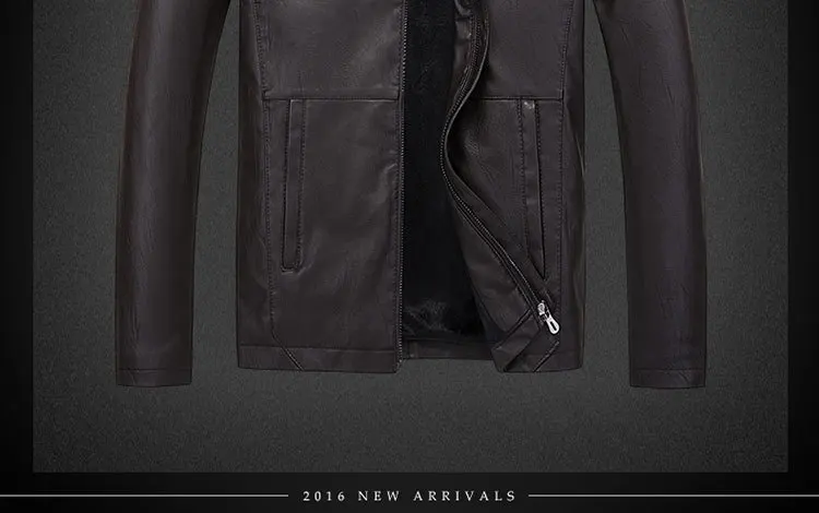 Осень и зима стиль корейский стиль Slim Fit Стенд воротник Мужская кожаная куртка Молодежный Локомотив pu кожаная куртка повседневная