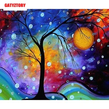 GATYZTORY 3D Алмазная живопись полная квадратная дрель DIY домашний Декор Ремесло Стразы мозаичная картина фото на заказ