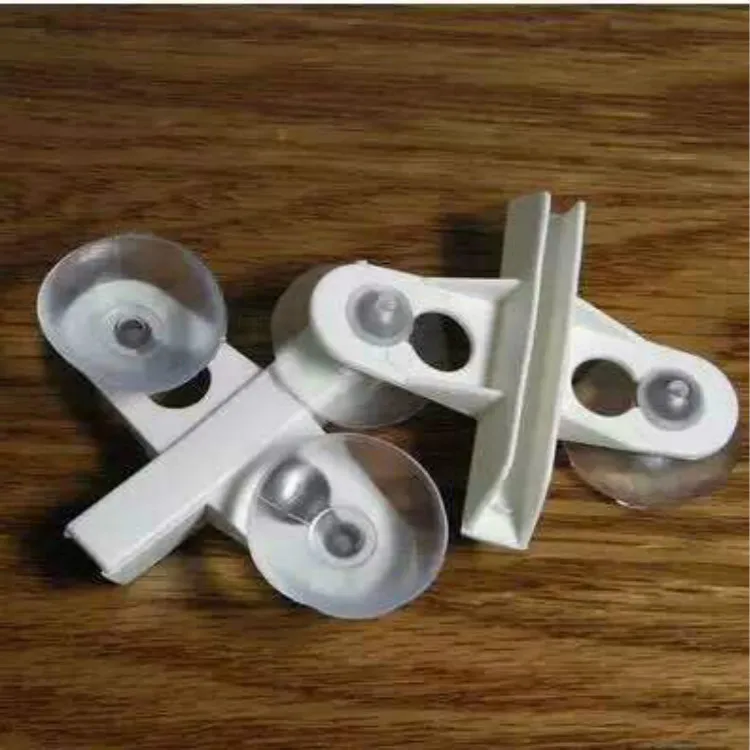 Wholesale with Suckers Partition Glass Clip Aquarium Fish Tank Isolation with Partition Clip Black/white a Bag Two