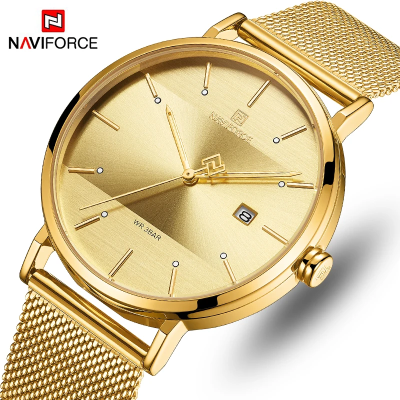 Часы NAVIFORCE мужские/женские кварцевые модные повседневные водонепроницаемые