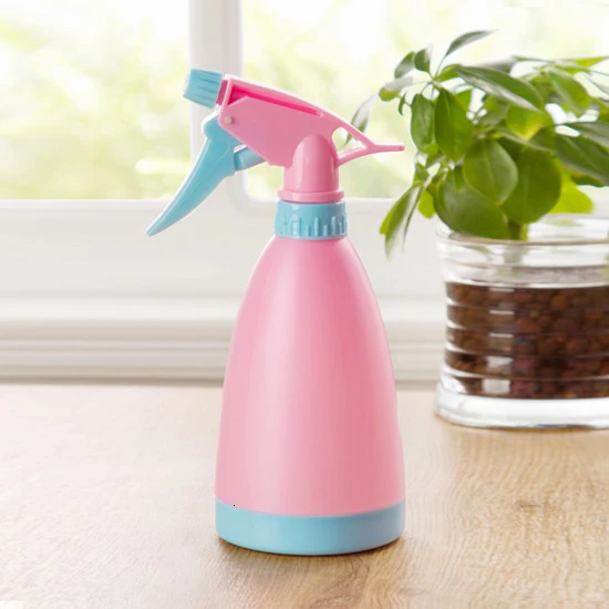 Home Flowers Small Watering Pot Meaty Botany Water Spray Pot Household Hand Pressure Spray Bottle Plastic Sprinkling Water Pot - Цвет: Pink