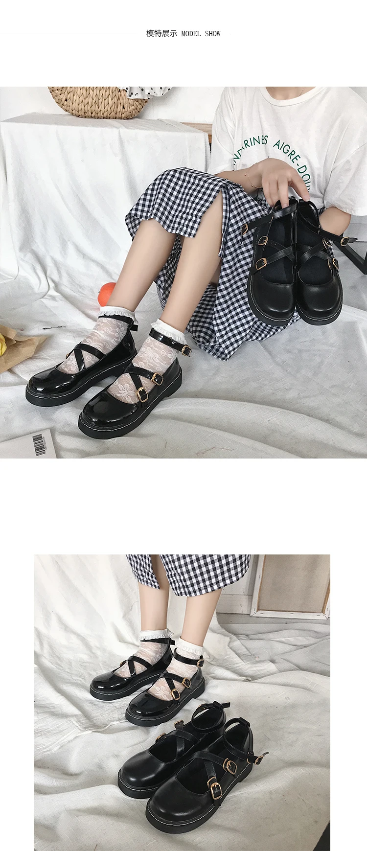 Новинка; обувь в японском стиле Харадзюку на Колледж ветер Для женщин обувь Простые форма маленькая кожаная обувь British Wind тонкие туфли