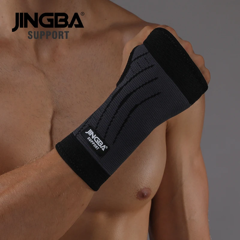 

JINGBA SUPPORT 1 PCS Wrist Brace Joint Protector Boxing Hand Wraps +Weightlifting Wrist Straps Support Protective Dropshipping