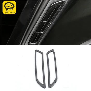 

CARMANGO For Audi A6 C8 2019 Car Styling Front Column A/C Air Outlet Vent Panel Cover Trim Frame Sticker Interior Accessories