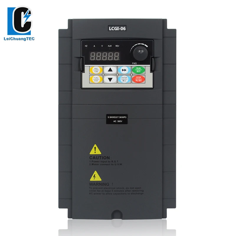 

VFD 5.5KW 3-Phase Motor Control 380VAC Variable Frequency Inverter 50Hz 60Hz