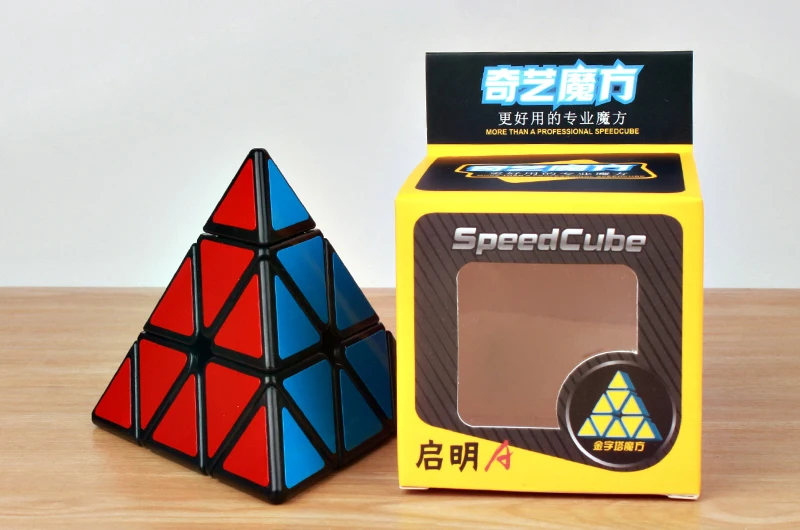 Новинка QiYi Qiming 3x3x3 волшебная Головоломка "Пирамида Рубика" скоростные кубики профессиональная липкая головоломка Cubo magico Развивающие игрушки для детей подарок