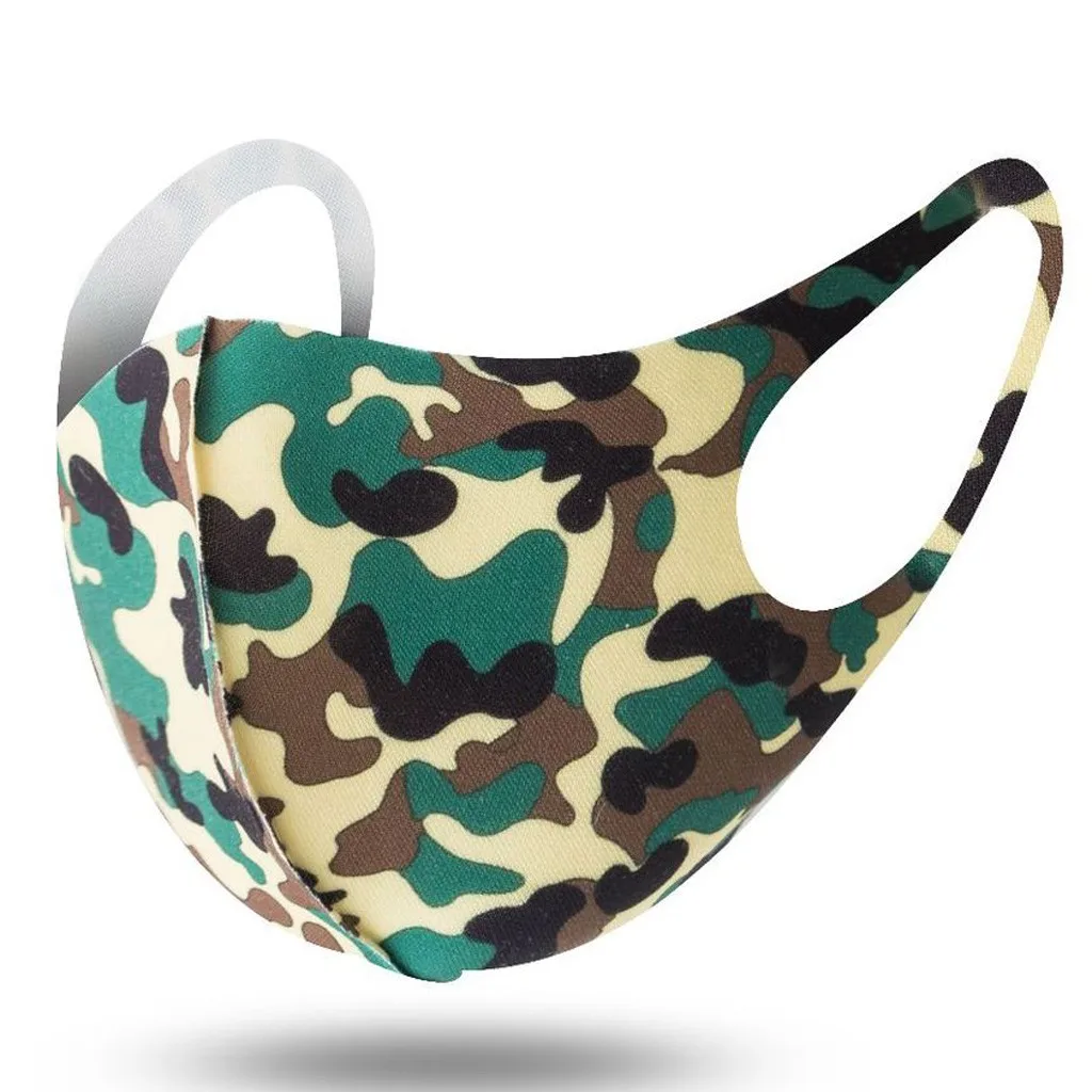Камуфляжная полумаска для лица тактическая защитная маска рта тренировочные