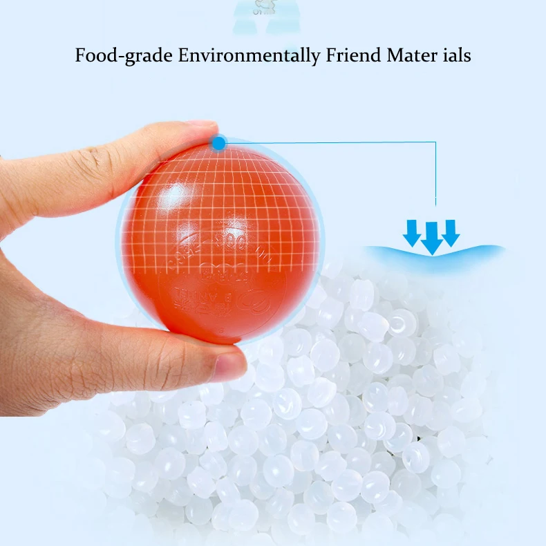 Plastic Balls Balls For Dry Pool Funny Kid Swim Pit Toy Dry Pool Wave Game Eco-Friendly Colorful Soft Ocean Sphere