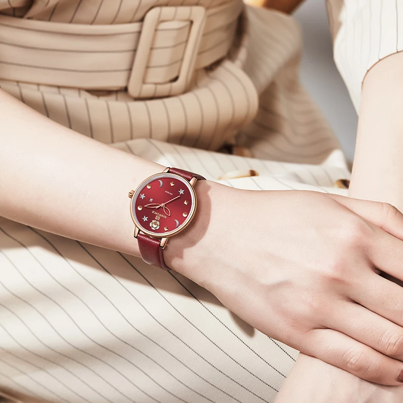 Новинка NAVIFORCE женские роскошные брендовые часы простые Кварцевые женские водонепроницаемые наручные часы женские модные повседневные часы reloj mujer