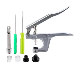 Bulk Pack of T5 Plastic Snap Buttons for DIY Crafting and Garment Fastening (Only one snap pliers)