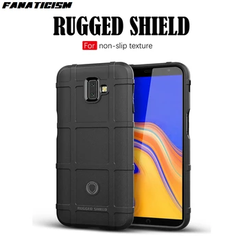 

50pcs Rugged Shield Phone Cases for Samsung Galaxy J4 J6 plus J4 Core J4 Prime Jean2 Case TPU Hybrid Defender Armor Back Cover
