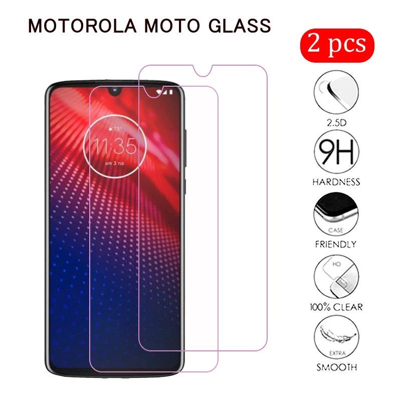 Защитное покрытие из закаленного стекла для Motorola One Macro Action Vision Zoom Moto Z4 P50 Защитная