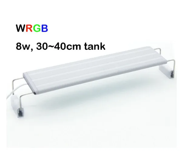 WRGB 30cm WRGB светодиодный светильник воды Светодиодная лампа для роста растений brief style аквариума Тропические рыбы светильник ing трубчатая система диммер - Цвет: WRGB 30cm
