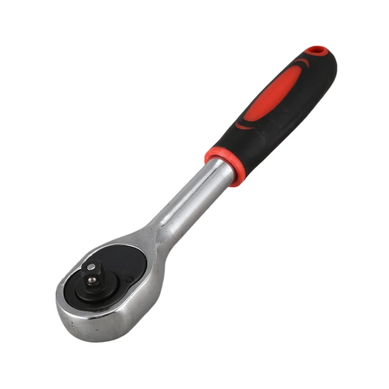 SHGO HOT-1pcs 1/4-inch( 6.35MM) 24-Tooth Chrome Vanadium Ratchet Wrench