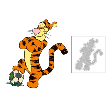 

2020 Hot Mickey Animation Pet Mould Animal Tiger Football Metal Cutting Dies Foil and Cut Scrapbooking For Card Making no stamp