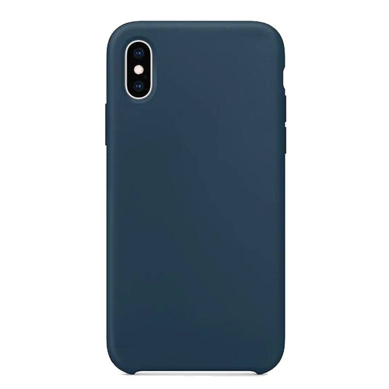 Премиум официальный силиконовый чехол для iPhone 11 Pro Max чехол с логотипом с коробкой для iPhone 6S 7 8 Plus XR XS Max чехол с логотипом s - Цвет: Pacific