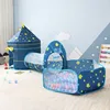 Children Tent Play House Toy Ball Pool Portable Children Tipi Tents Crawling Tunnel Pool Ball Pit House Kids Removable Tent 1