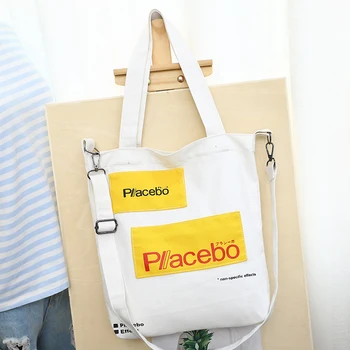 

Fashion Women canvas Shoulder Bags Big Capacity Casual Handbag for Lady Travel Large Tote Letter Printed Crossbody Bags
