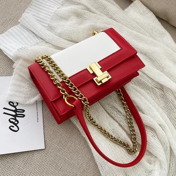 

2020 NEW Original Design Fashion Vintage Crossbody Bag & Fashion Chain Square Bag Width 19cm Height 11cm Thickness 9cm