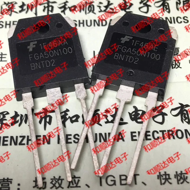 /2 шт./FGA50N100BNTD2 TO-3P 1000V 50A