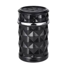 Автомобильная многофункциональная пепельница с крышкой, креативные светодиодные фонари, можно повесить воздушную розетку, персонализированная светящаяся пепельница