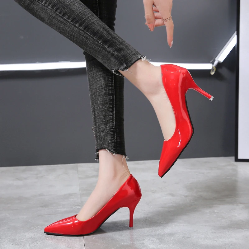 Women Pumps 7cm Thin Heels
