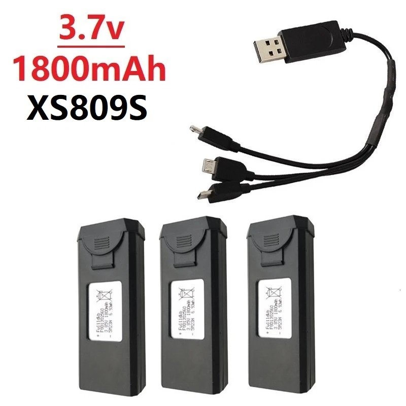 3,85 V 1800mAh Lipo Bettery зарядное устройство набор для VISUO XS809s XS816 RC Квадрокоптер Дрон батарея запасные части Аксессуары 3,7 v - Цвет: Navy Blue