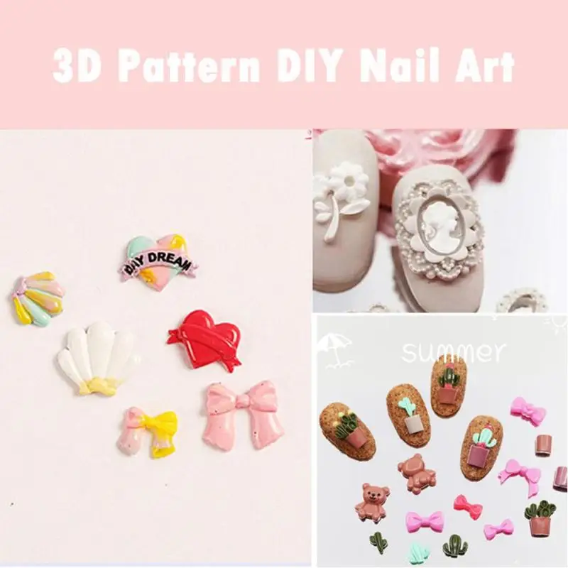 3D Творческий шаблон DIY Дизайн ногтей силиконовые формы УФ гель шаблон формы