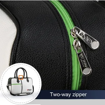 

Golf Bag Male Female Golf Clothing Bag Shoes Large Capacity Double-layer Waterproof PU Bags HB88