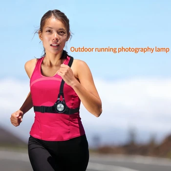 

Outdoor Sports Running Lights LED USB Charge Flashlight Warning Light for Gopro Hero8/7/6/5/4/4S/3+/3/2