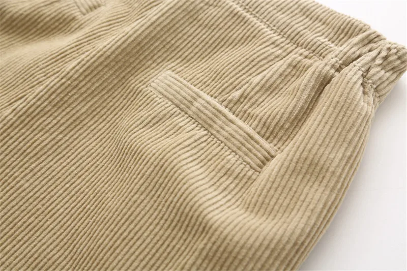 Осенне-зимние женские брюки Pantalon Femme Повседневные вельветовые прямые брюки вельветовые широкие брюки женские узкие брюки с высокой талией HK233