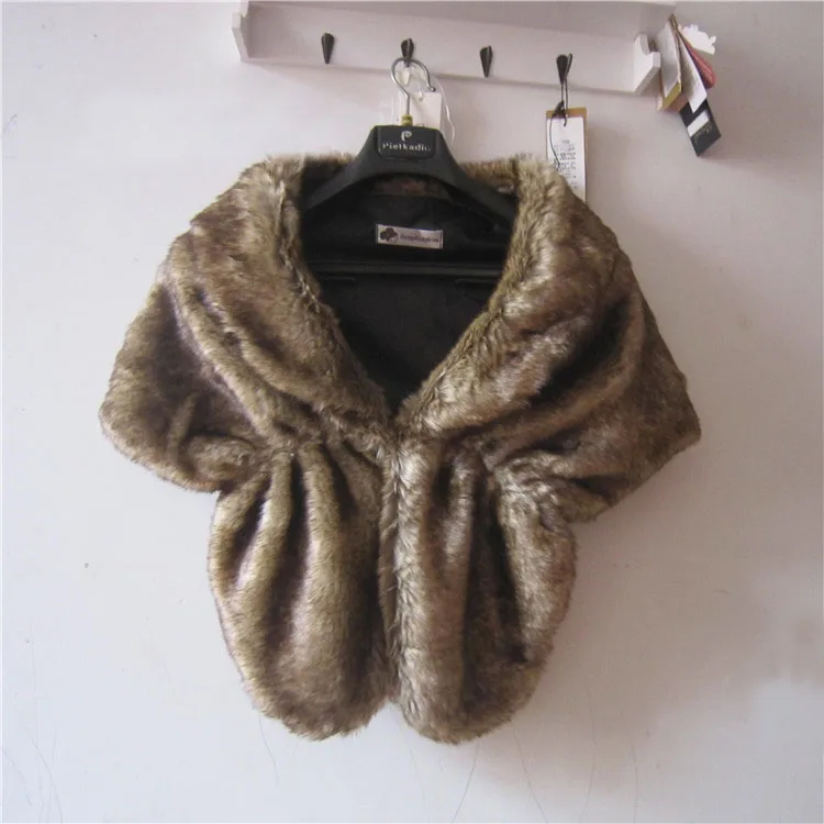 Purple Fur Shawl Short Faux Rabbit Fur Wraps Bridal Jacket Women Cape Fourrure Feather Bridal Cape