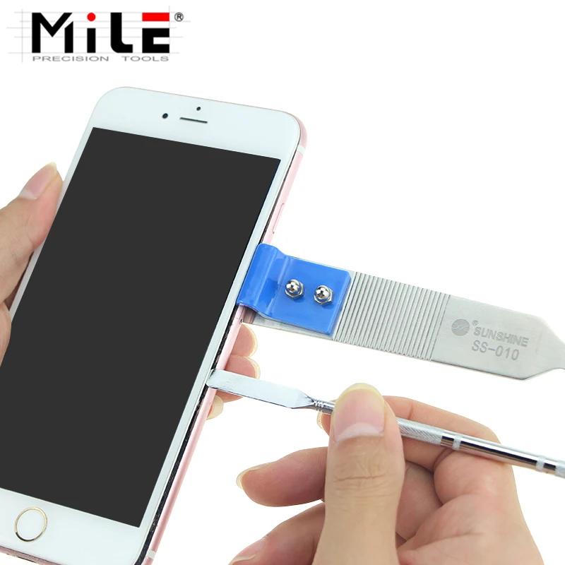 

mile Dual Ends Stainless Steel Disassemble Open Frame Tools For iPhone iPad Samsung Anti-slip Design Mobile Phone Repair Tool