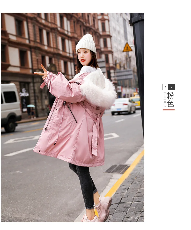 Abrigos Mujer Invierno Winter Jacket Women Fur Cotton Padded Jacket Female Parka Womens Jacket Winter Coat for Woman