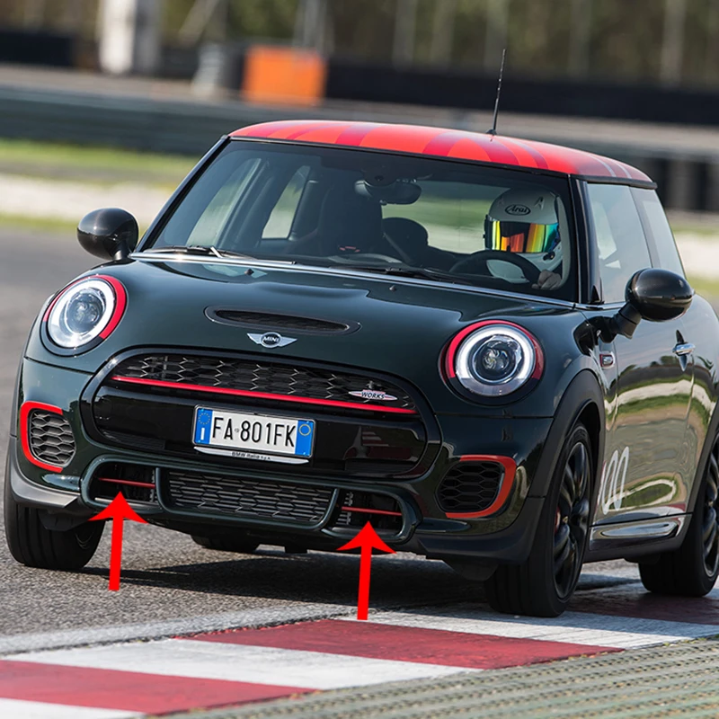 Mini F56 Kühlergrill Leiste Abdeckung Grün Glänzend COOPER S Jcw