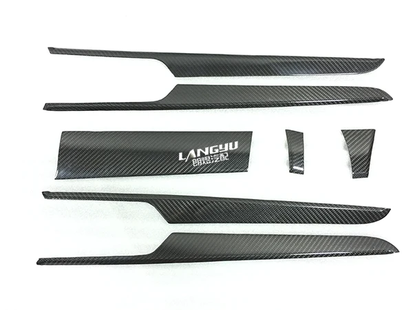 Macan Carbon Fiber Car Interior Mouldings sticker trim 2014-2018 Auto Styling