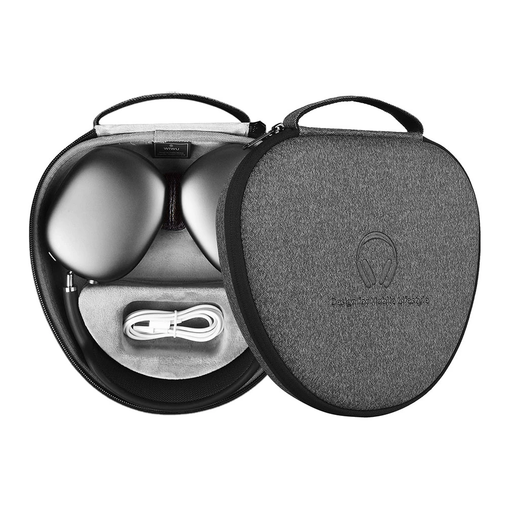 WiWU Waterproof Smart Case for AirPods Max with Staying Power Carry Bag