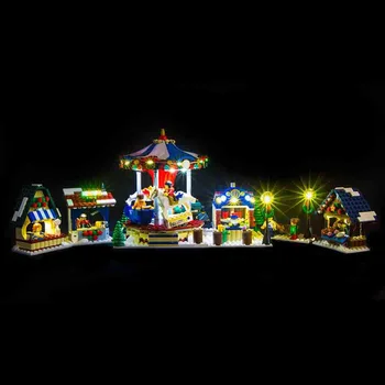 

MODIKER Battery Powered LED Light Building Block Accessory Kit for Christmas Winter Village Market 10235 LED Included Only