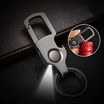 

BRELONG Lighted Keychain LED Light Multifunction Light Opener Beer Open Light Light Male Keyring