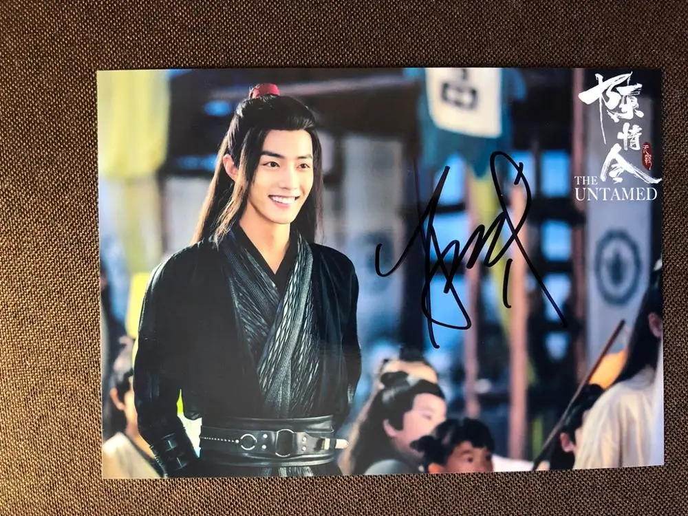 Предоплата The Untamed 2CD limited подписанный Xiao Zhan YiBo с автографом OST 12.15. Китайский Поп - Цвет: Xiao Zhan 1