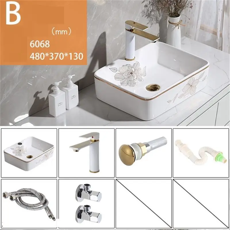 Number 6 Wastafel Salle De Bain Wasbak Bagno Para Da Appoggio миска для ванной комнаты, раковина Lavatorio, умывальник Pia Banheiro Lavabo - Цвет: Number 6