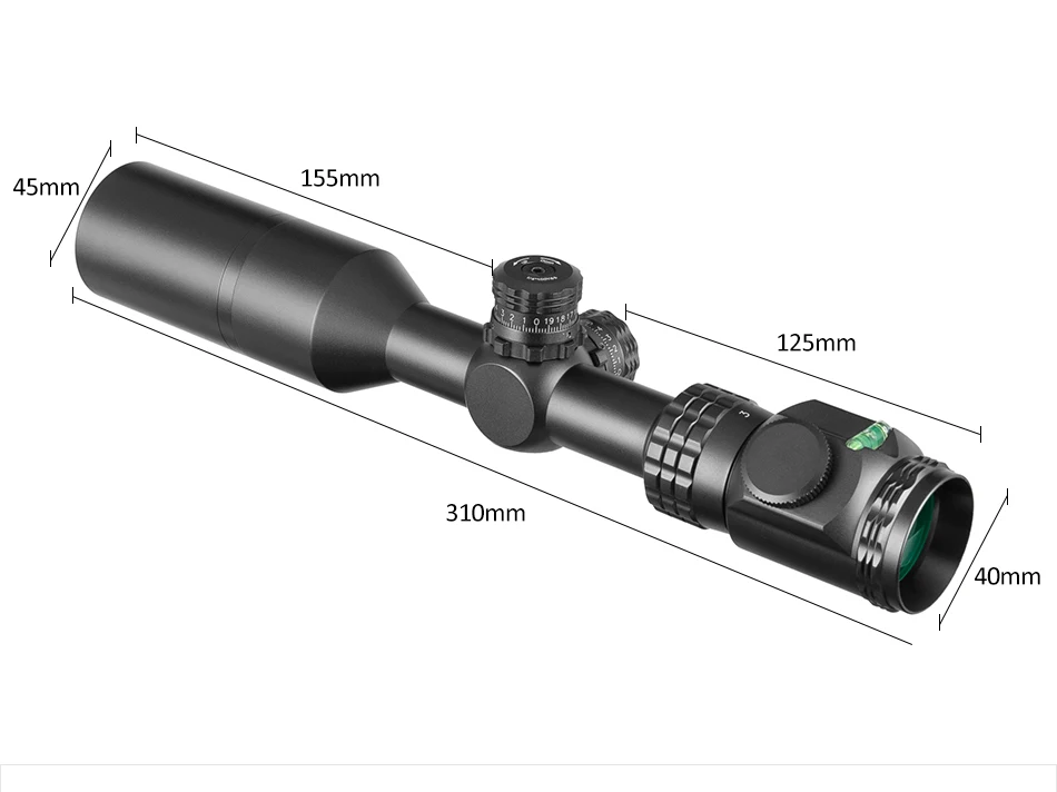 FIREWOLF 3-9X40 тактический прицел оптический RGB Кнопка крест точка зрения с подсветкой Сетка прицел охотничий прицел с пузырьковым уровнем