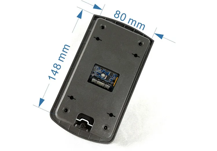 Видео Запись видеодомофон 7 "цветной монитор 2 единицы видео телефон двери отпечатков пальцев/Rfid/код клавиатуры камера + пульт