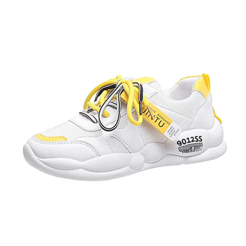 Новинка 2020 года повседневная женская обувь на плоской платформе красивая для