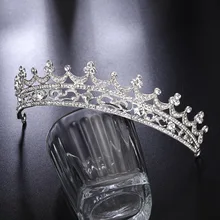 Королева невесты свадебное платье Корона головной убор Мода Европа и Америка свадебная корона высшего класса свадебный головной убор Детские принцессы