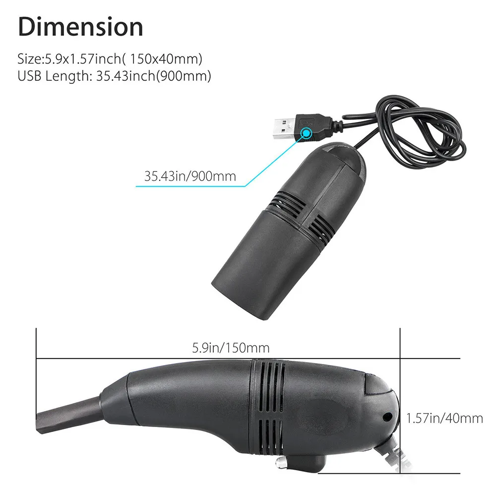 20/1 шт, 6 цветов, Универсальный мини USB пылесос, компьютеры, клавиатура для ноутбука, ручной пылесос, пылесос, щетка, инструмент для очистки