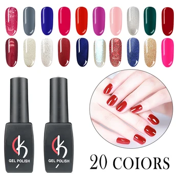 

8ml High Quality Color Varnish hybrid Semipermanent Gel Nail Polish uv Glitter Lacquers Manicure Gellak all for Nail Design New