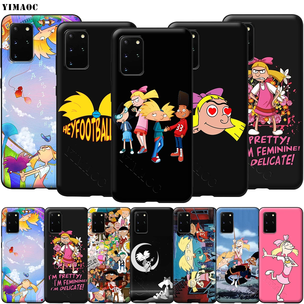 YIMAOC Hey Arnold Мягкий силиконовый чехол для Samsung Galaxy S6 S7 Edge S8 S9 Plus A3 A5 A6 Note 8 9 | Мобильные