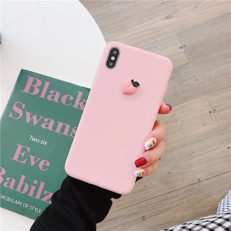 K3dfen-taozi Мягкий силиконовый чехол с 3d-изображением авокадо для Xiaomi mi 9 CC9 CC9e A3 Lite, чехол для красной задней панели mi Note 8Pro 8 7 Pro 7 - Цвет: K3dfen-taozi