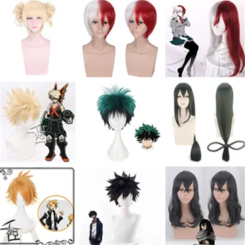 

My Hero Academia Cosplay Wigs Baku No Hero Costume Shoto Todoroki Kaminari Denki Katsuki Bakugo Himiko Toga Jk Izuku Midoriya